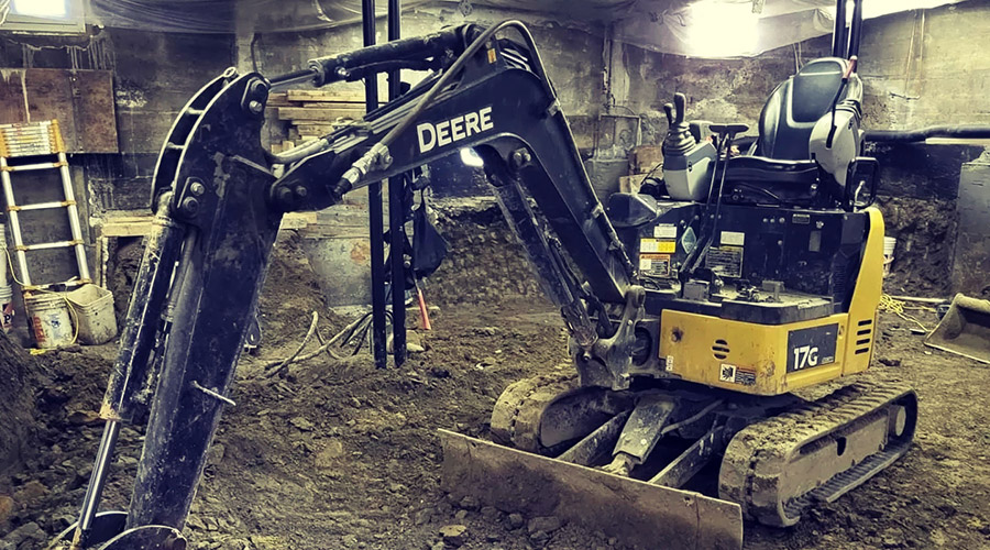 Excavation sous-sol Montréal